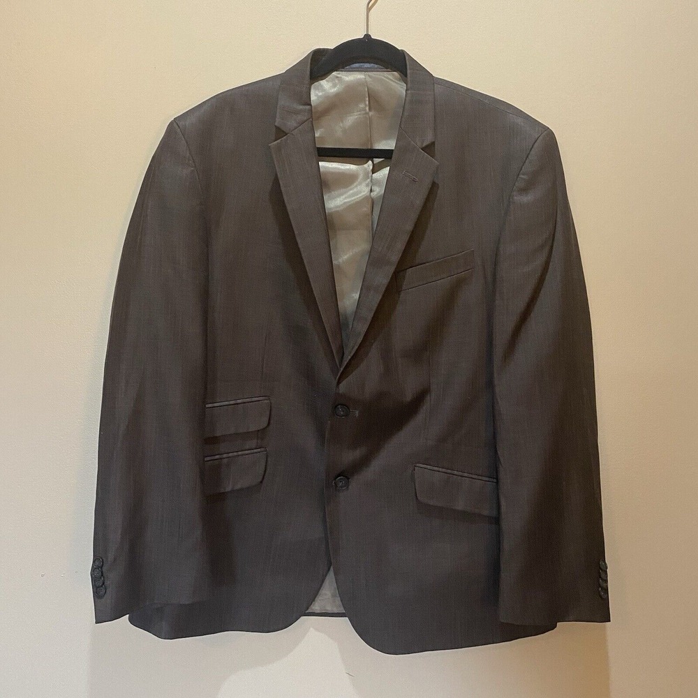 Kenneth Cole New York‎ Men's 43S Blazer Sports Coat Jacket Brown